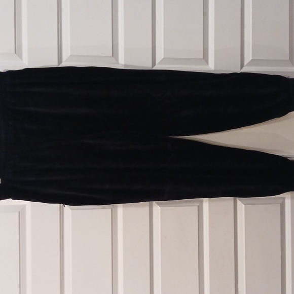 Sean John Mens Y2K Black Grey Velour Polo Pant Set Size XL - Picture 9 of 10